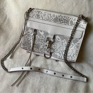 Rebecca Minkhoff Laser Cut Leather Crossbody Bag